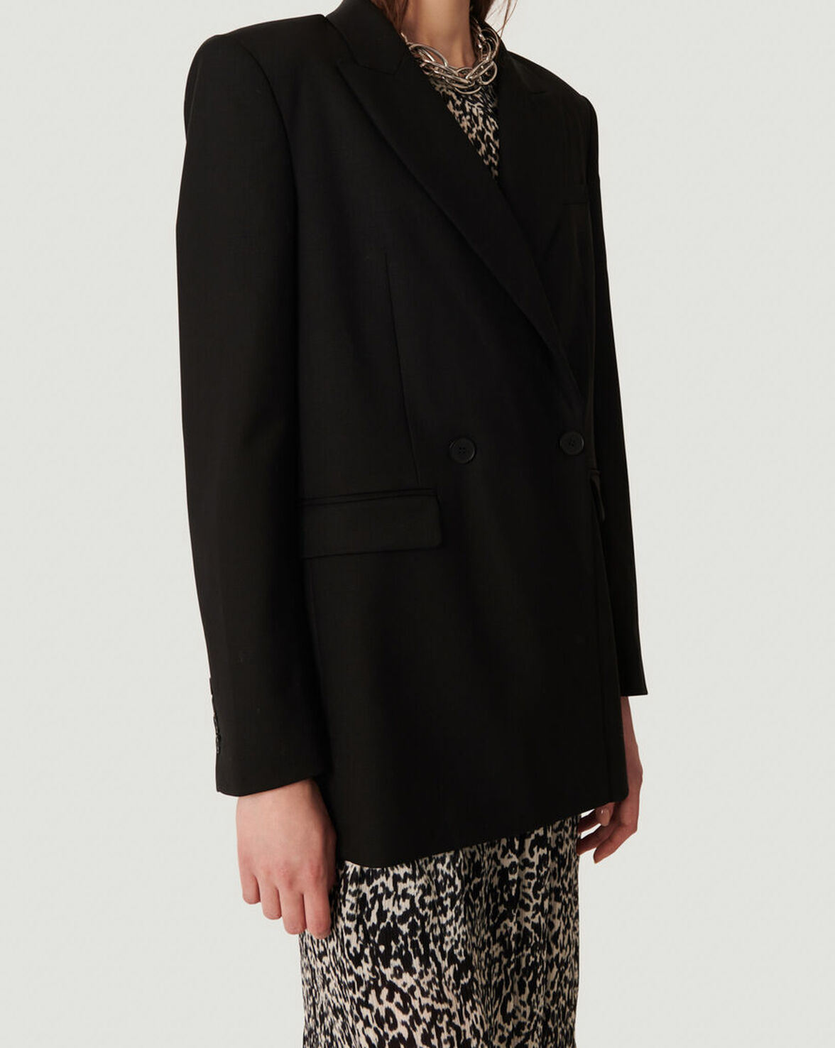 FLEMI OVERSIZED DOUBLE BREASTED BLAZER image number null